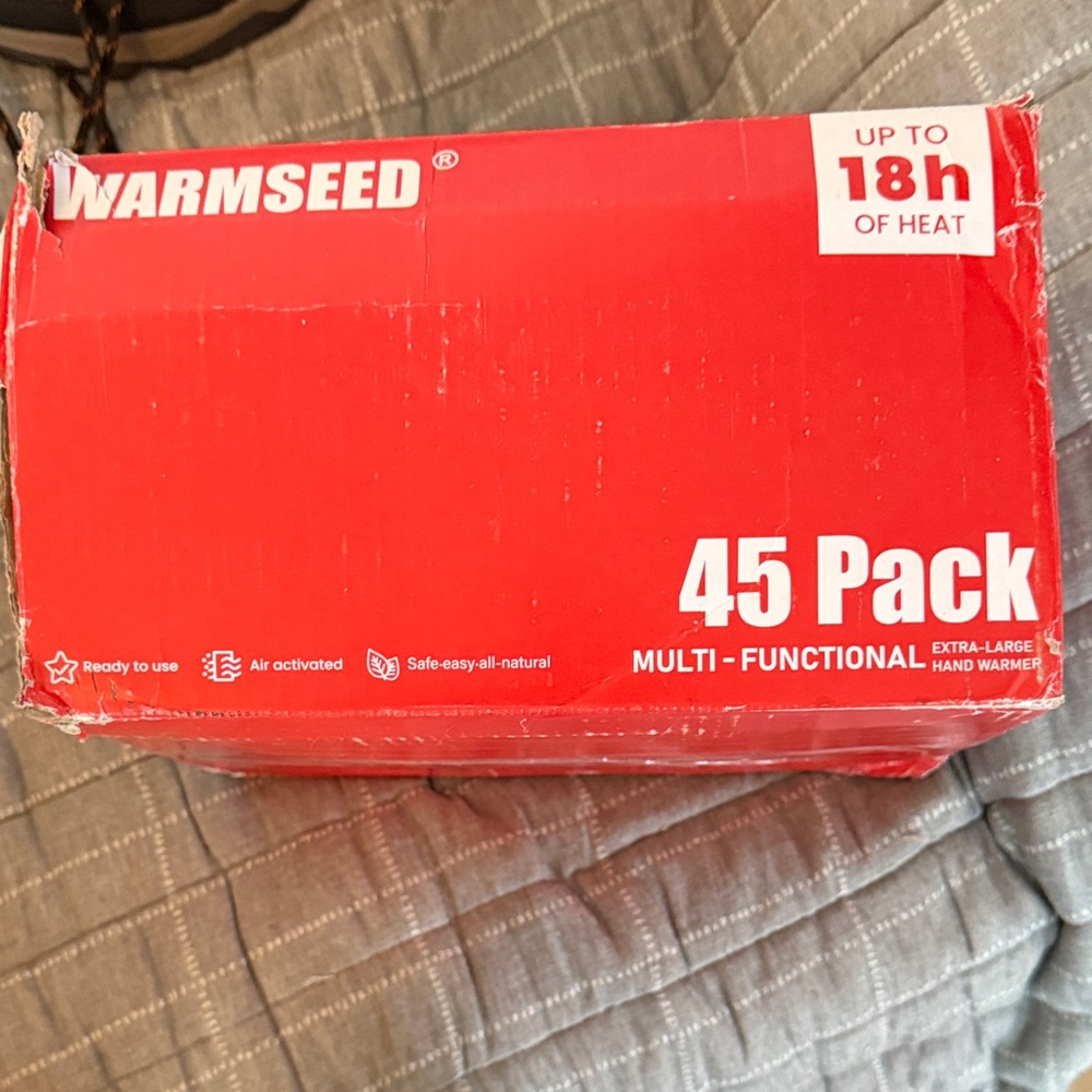 Warmseed Red Multi-Functional Hand Warmers - 45 Pack